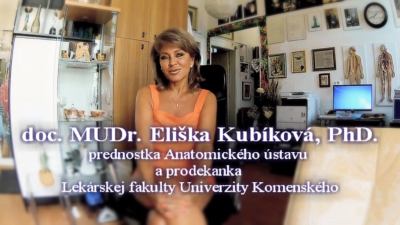 Pozdrav pre návštevníkov portálu Lekari.sk od doc. MUDr. Elišky Kubíkovej, PhD., prednostky Anatomického ústavu a prodekanky LF UK.